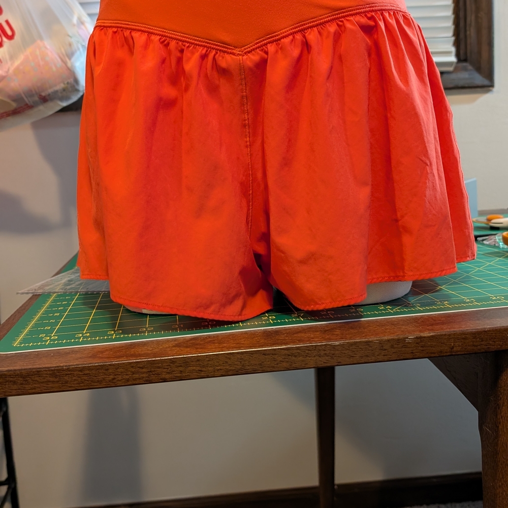 Aerie Bright Orange Athletic Shorts
